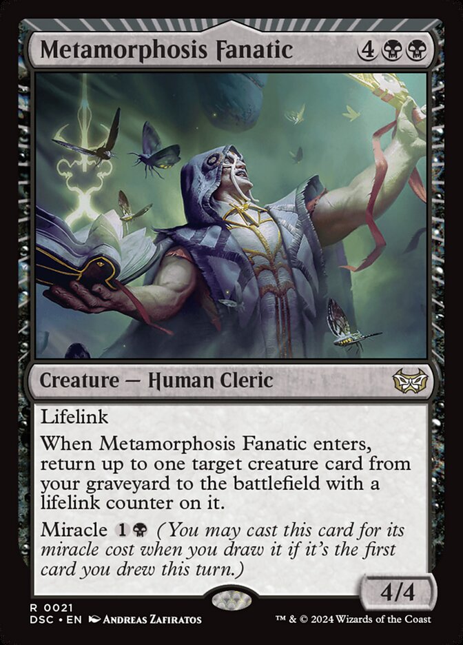 Metamorphosis Fanatic card front