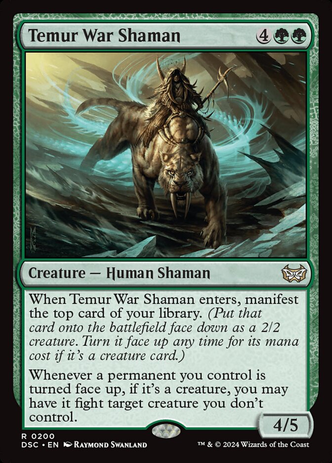 Temur War Shaman card front