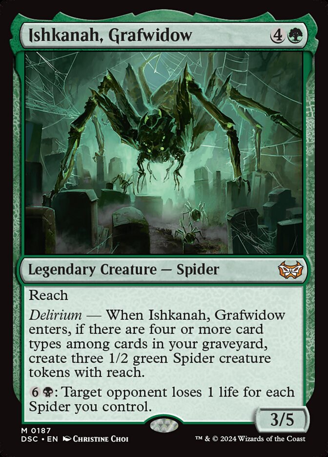 Ishkanah, Grafwidow card front