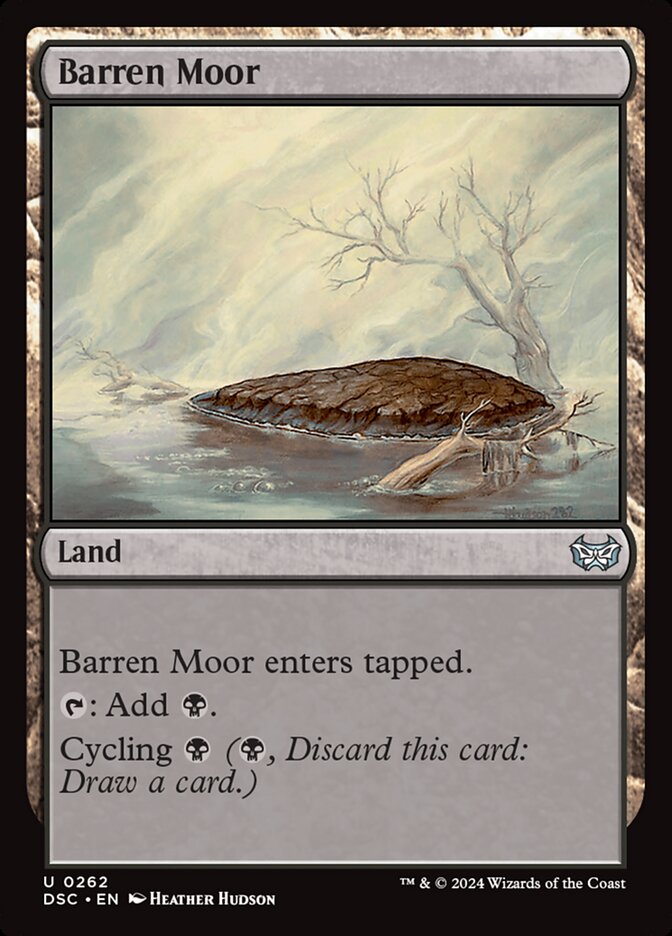 Barren Moor card front