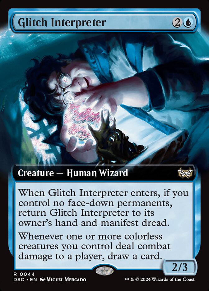 Glitch Interpreter card front