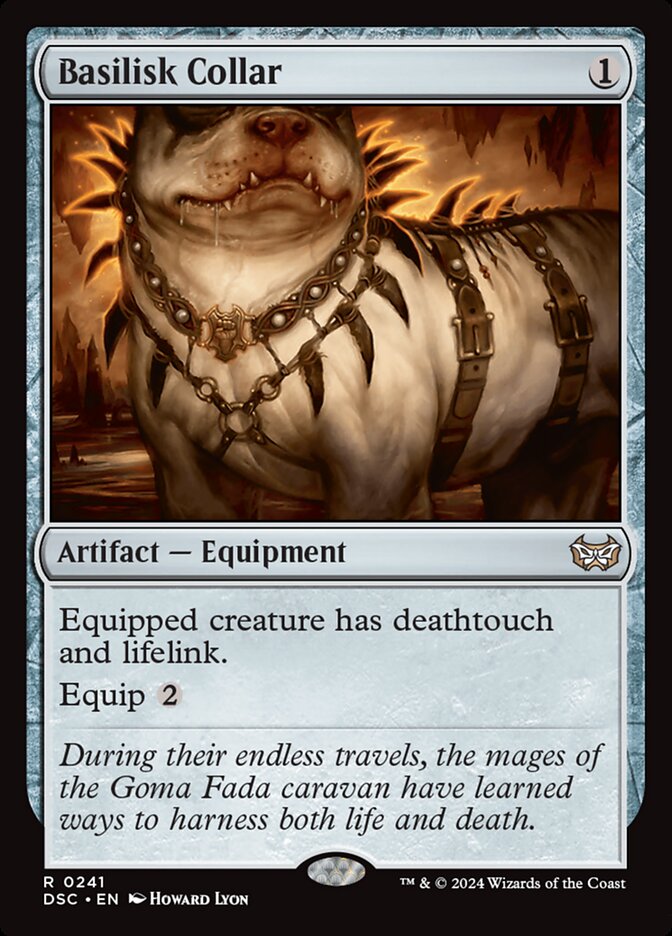 Basilisk Collar card front