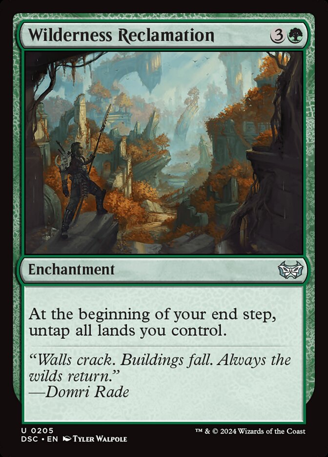Wilderness Reclamation card front