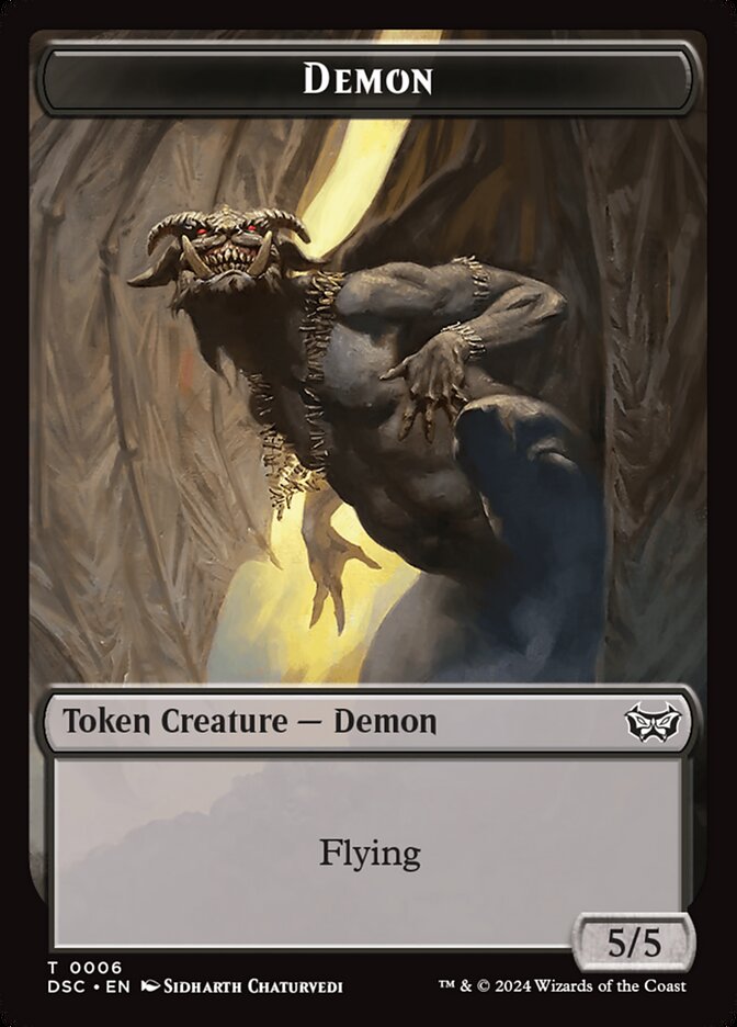 Demon card front