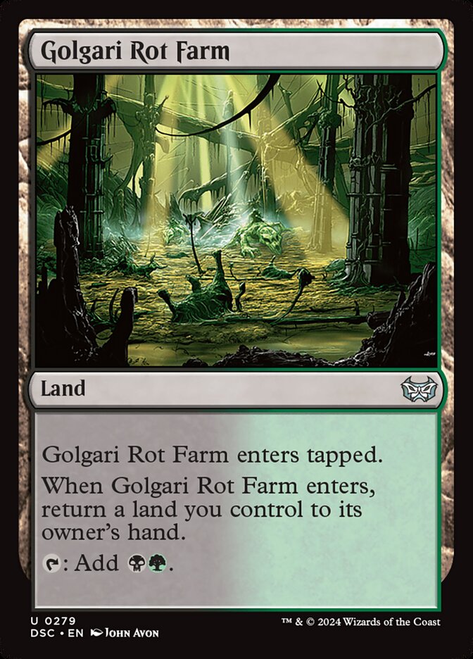 Golgari Rot Farm card front