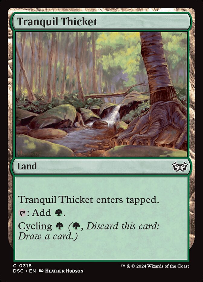 Tranquil Thicket card front