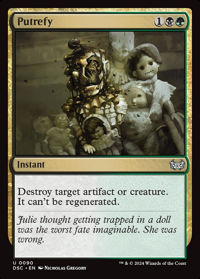 Putrefy card front