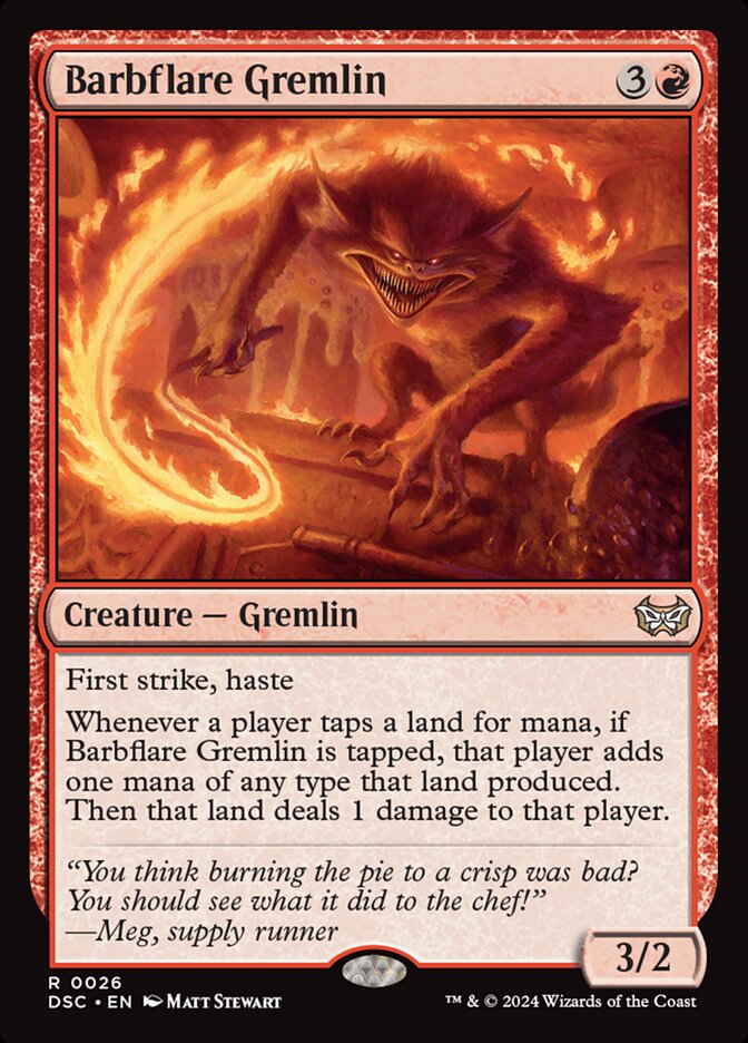 Barbflare Gremlin card front