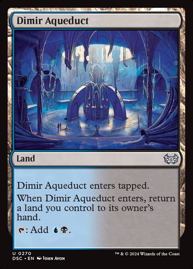 Dimir Aqueduct card front