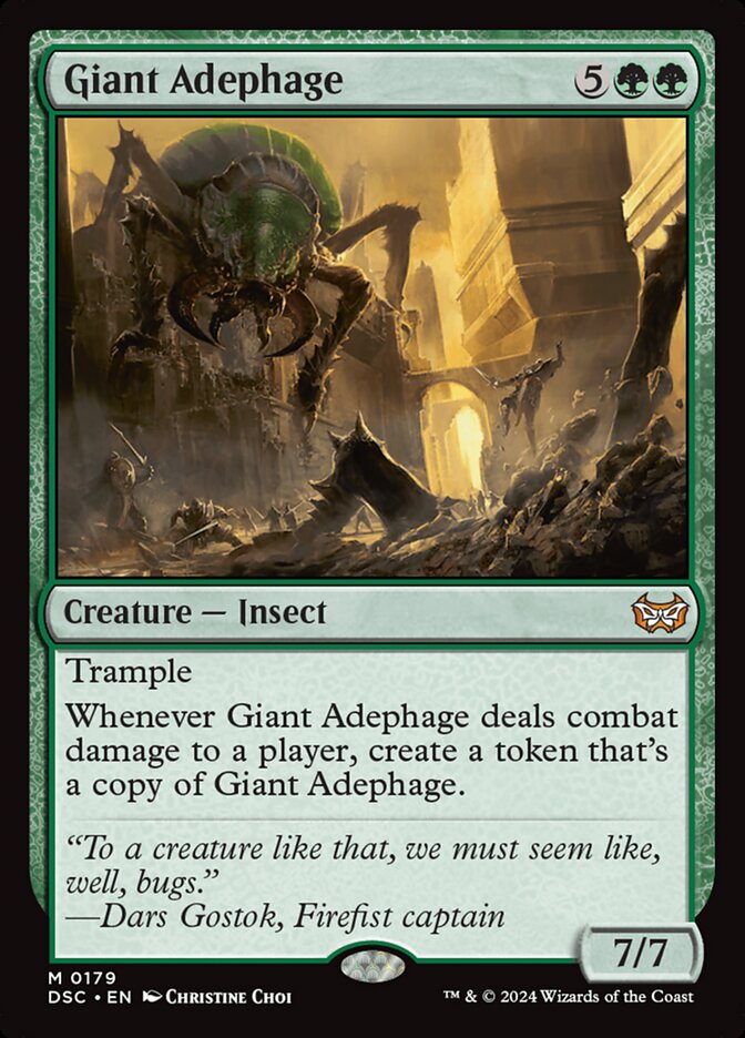Giant Adephage card front