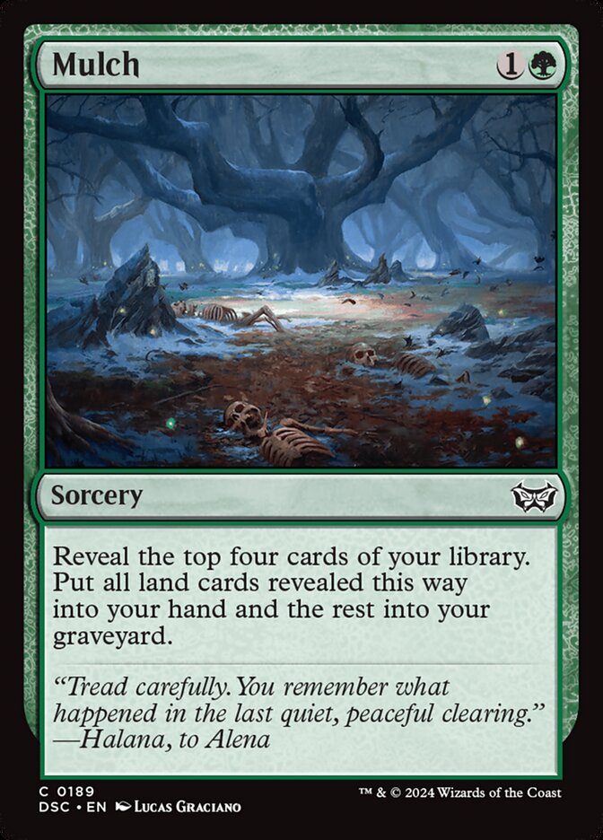 Mulch card front