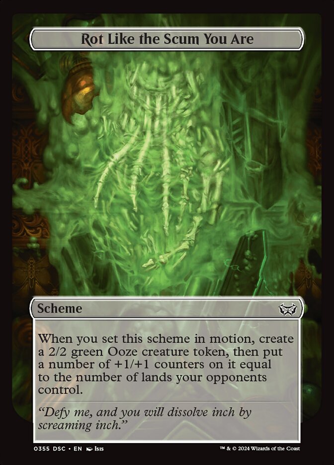 Rot Like the Scum You Are card front
