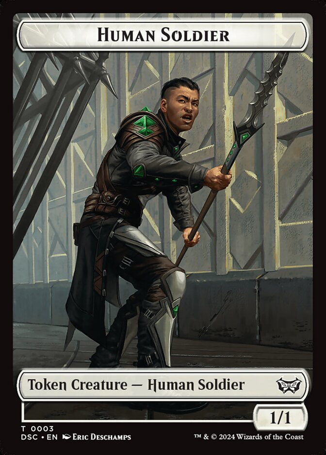 Human Soldier card front