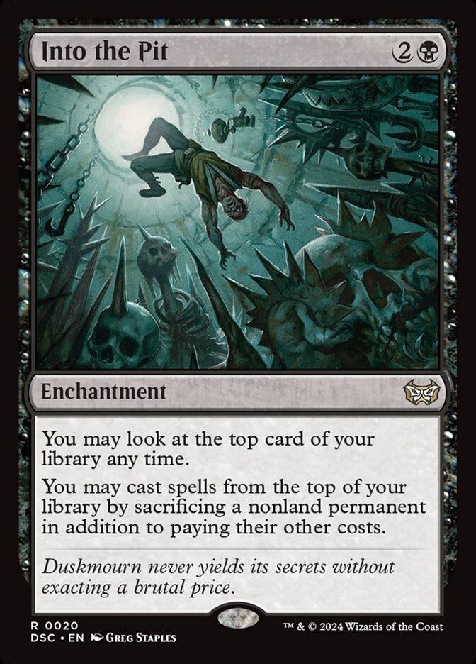 Into the Pit card front