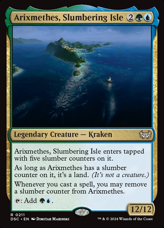 Arixmethes, Slumbering Isle card front