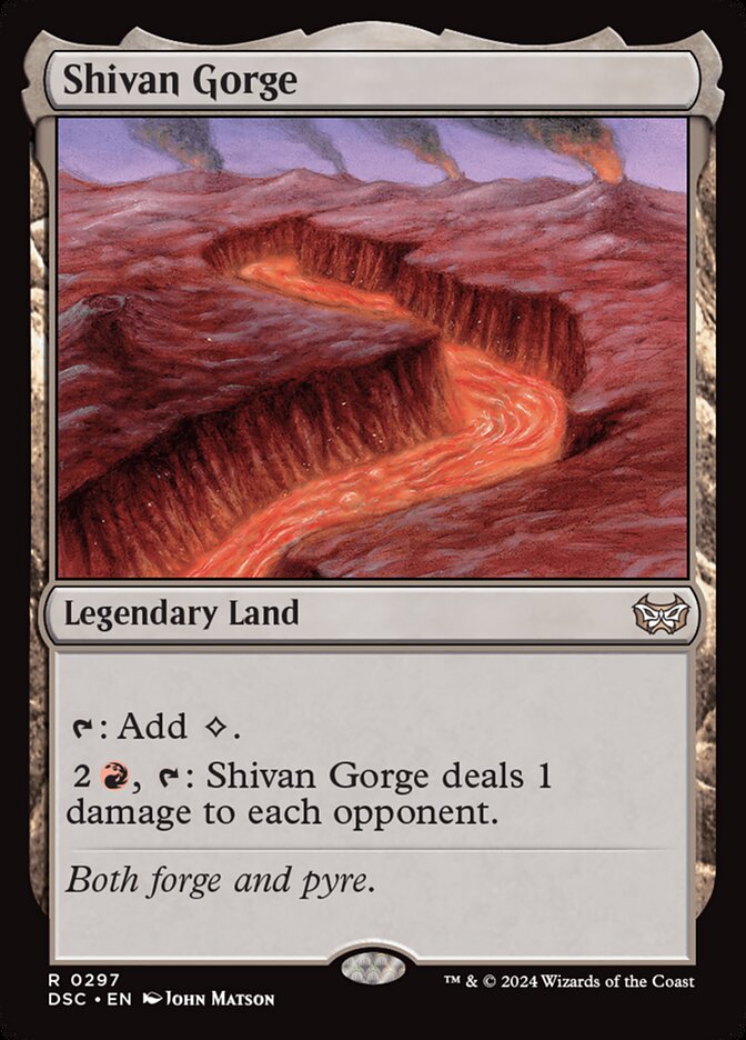 Shivan Gorge card front
