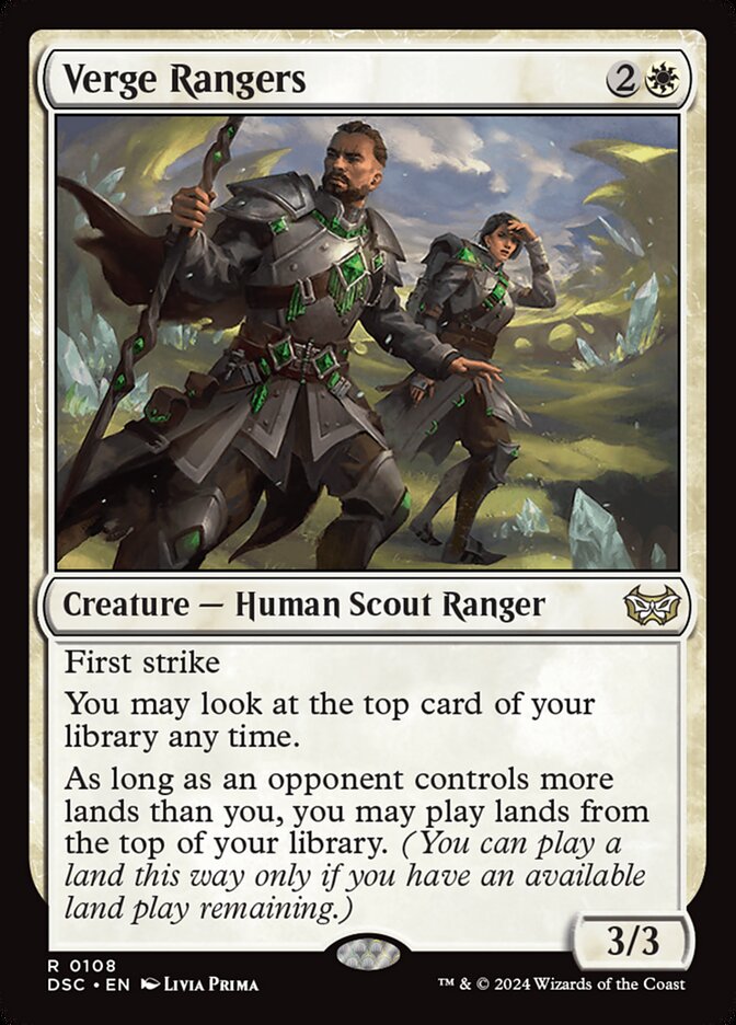 Verge Rangers card front