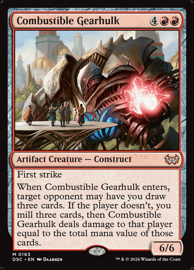 Combustible Gearhulk card front