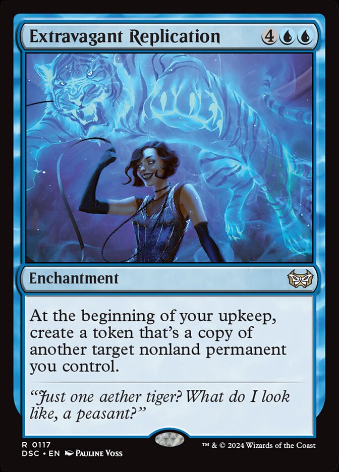 Extravagant Replication card front