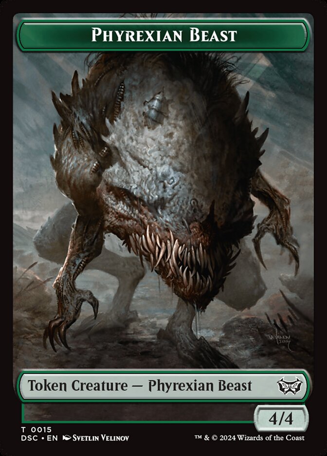Phyrexian Beast card front