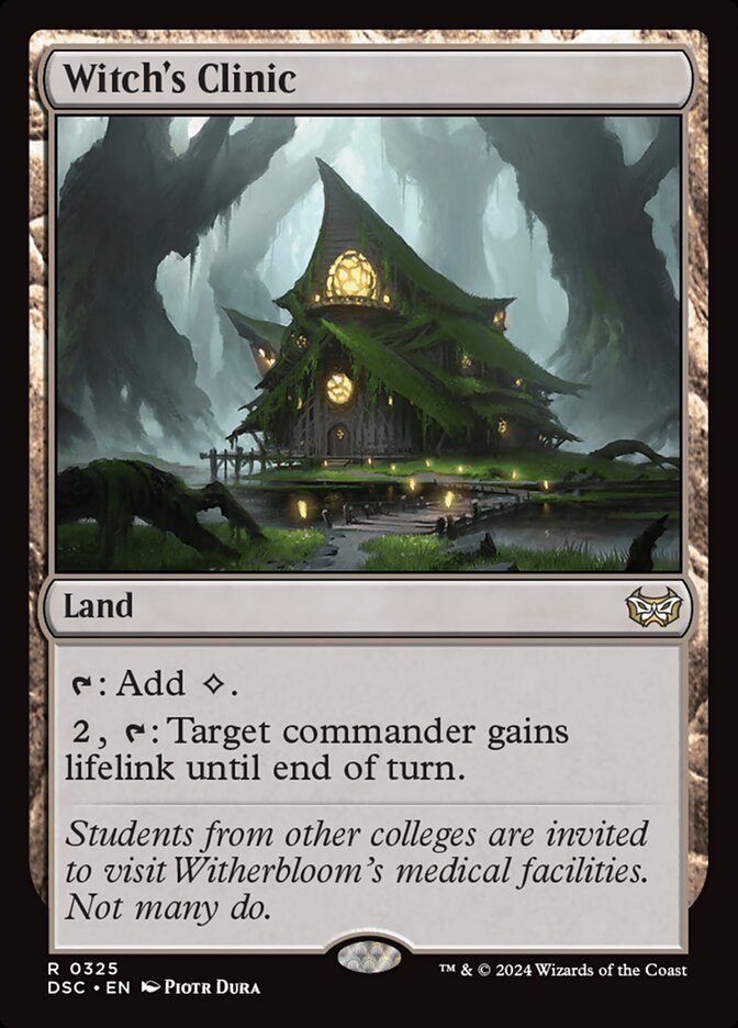 Witch's Clinic card front