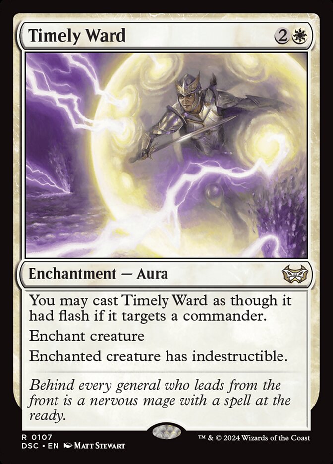 Timely Ward card front