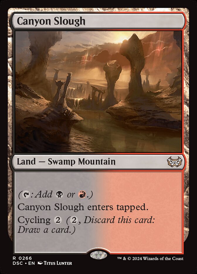 Canyon Slough card front