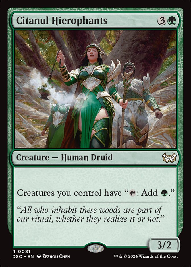 Citanul Hierophants card front