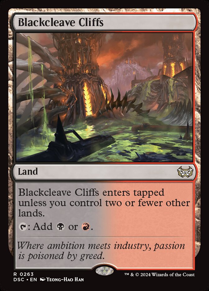 Blackcleave Cliffs card front