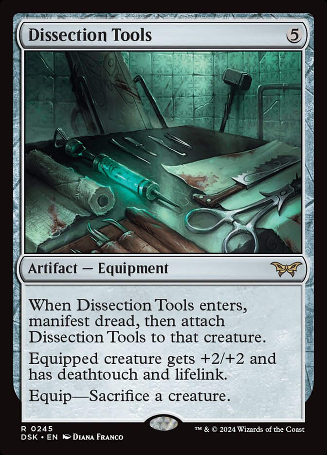Dissection Tools card front