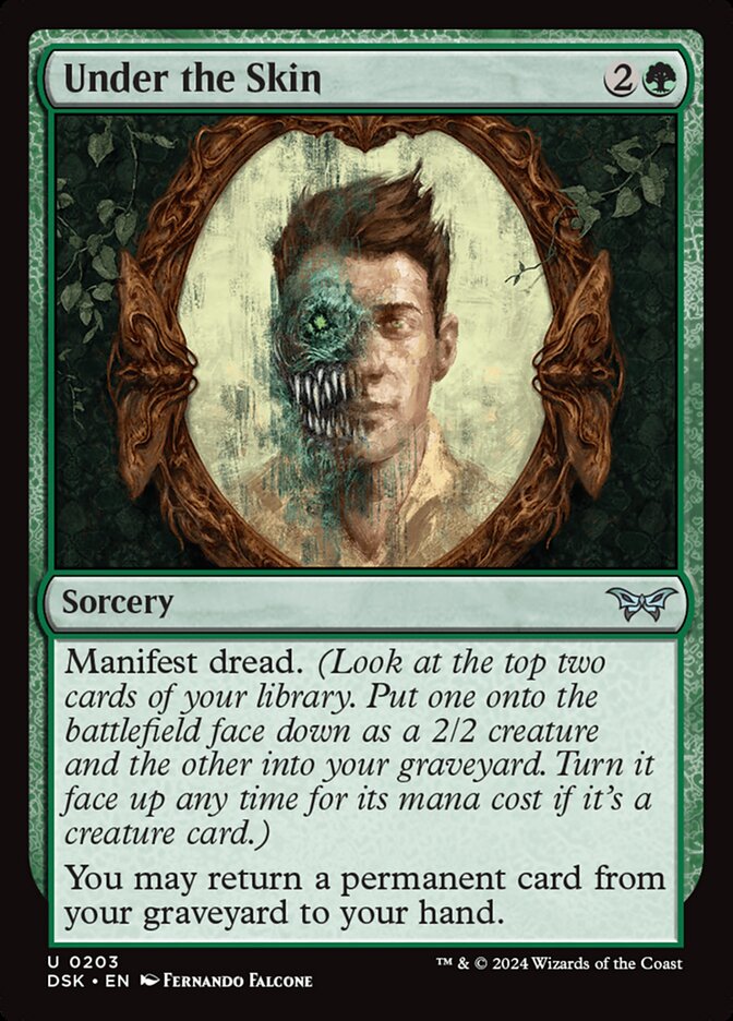 Under the Skin card front