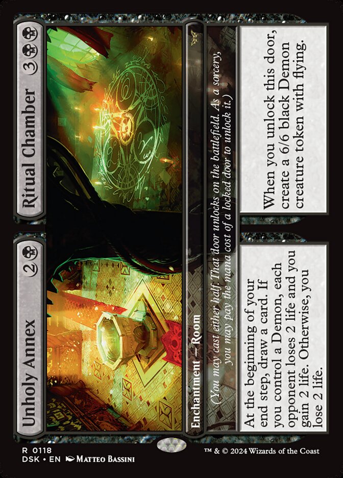 Unholy Annex card front