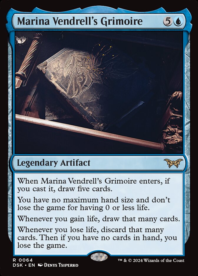 Marina Vendrell's Grimoire card front
