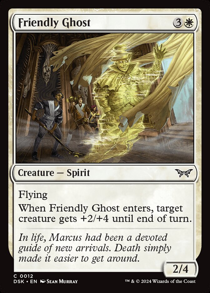 Friendly Ghost card front
