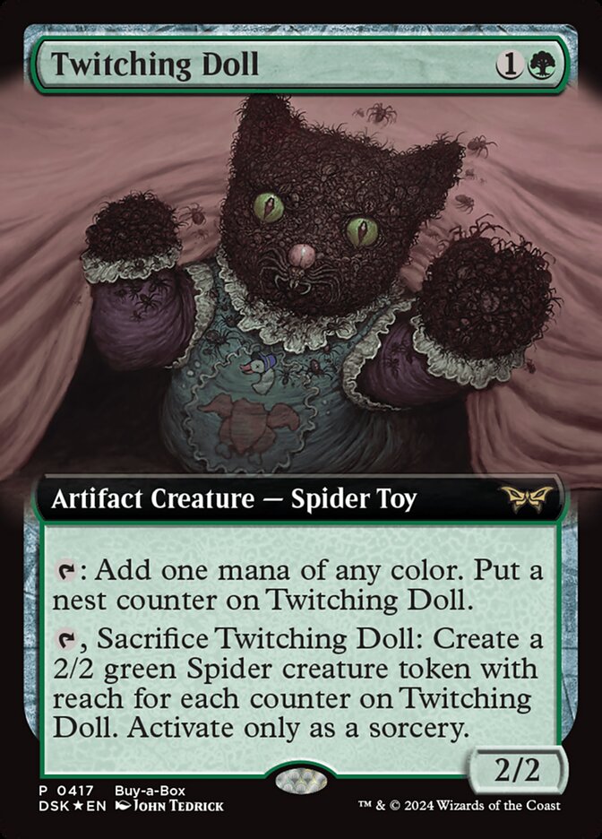 Twitching Doll card front