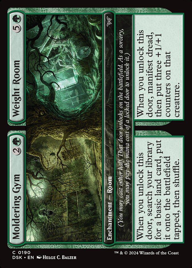 Moldering Gym card front