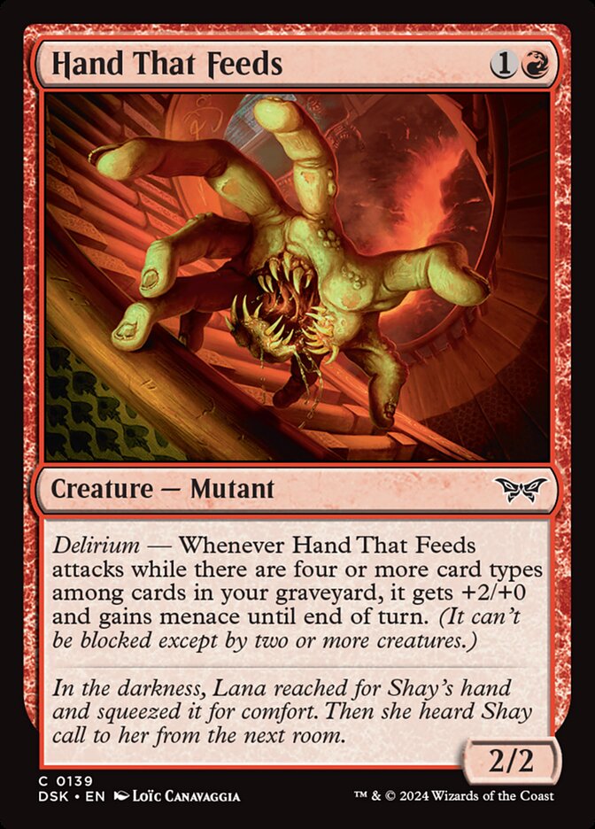 Hand That Feeds card front