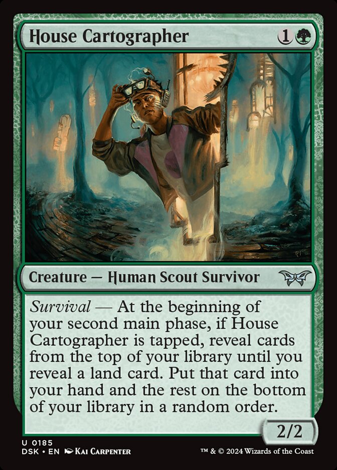 House Cartographer card front
