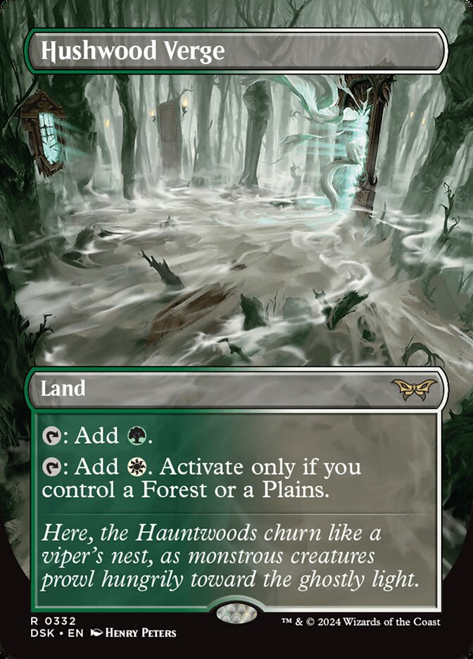 Hushwood Verge card front