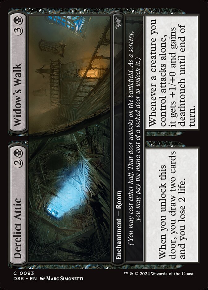 Derelict Attic card front