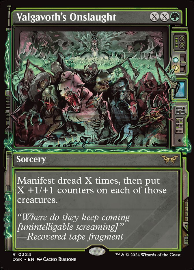 Valgavoth's Onslaught card front