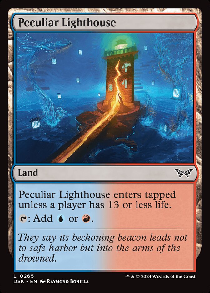 Peculiar Lighthouse card front
