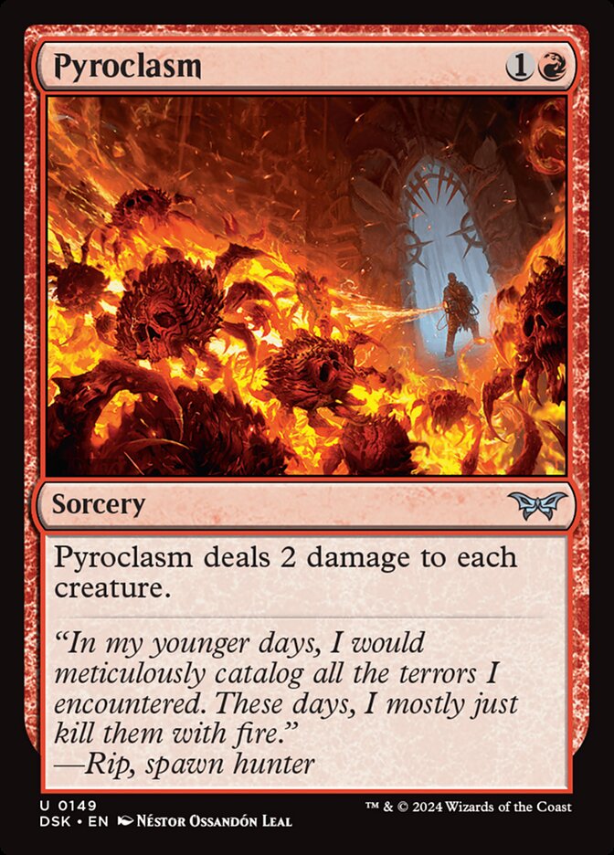 Pyroclasm card front