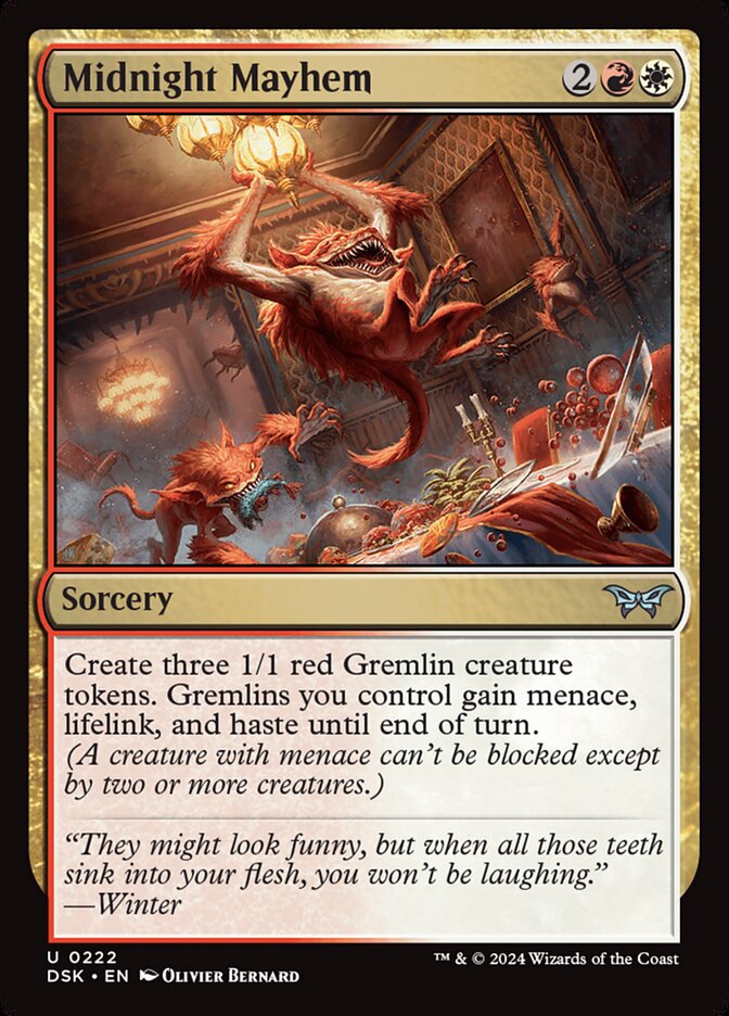 Midnight Mayhem card front
