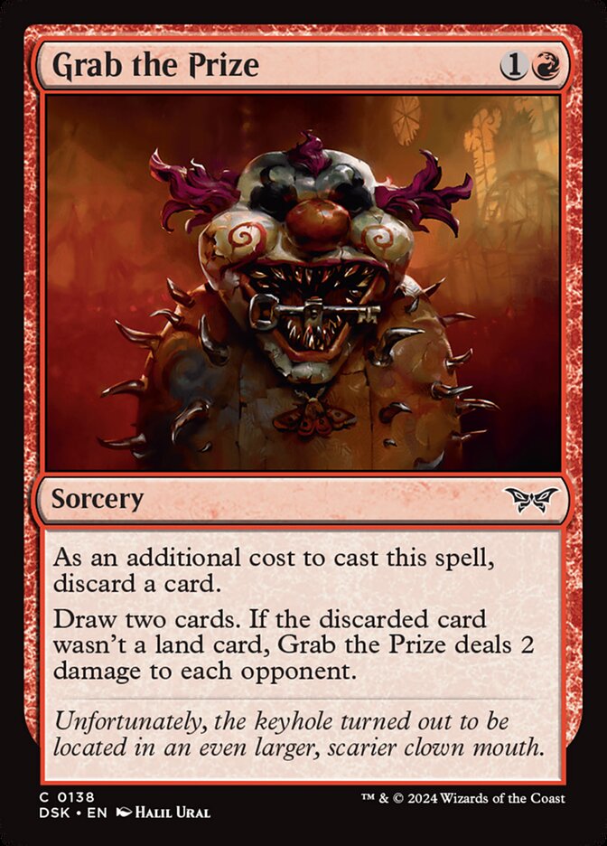 Grab the Prize card front
