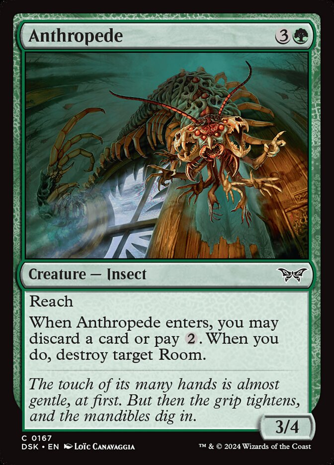 Anthropede card front