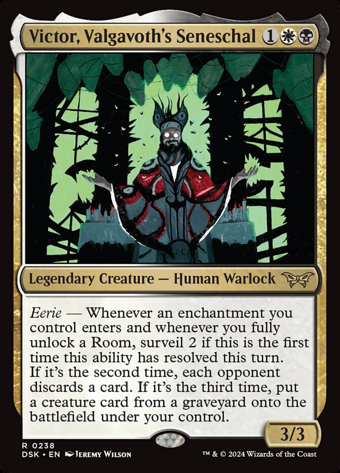 Victor, Valgavoth's Seneschal card front