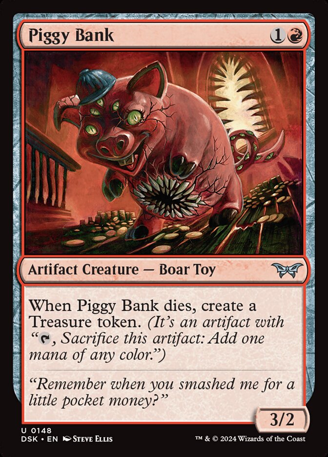 Piggy Bank card front
