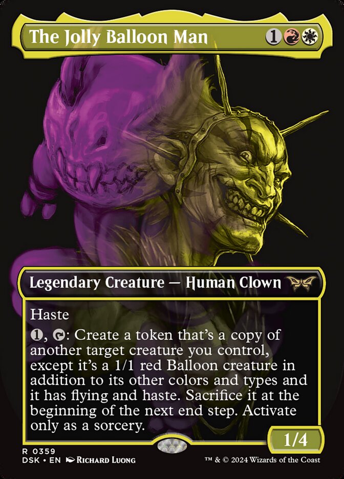The Jolly Balloon Man card front
