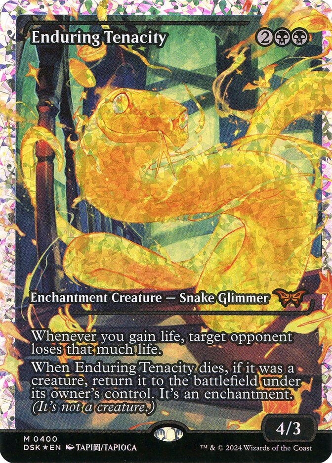 Enduring Tenacity card front
